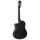 GUITARRA CLASICA ELECTROACUSTICA CON CORTE CUERPO Y BRAZO SLIM NYLON BLACK