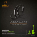 CUERDAS PARA UKULELE BARITONO AQUILA / ORTEGA GUITARS NAILON BLANCO