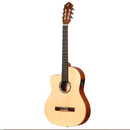 GUITARRA CLASICA ZURDA ELECTROACUSTICA CON CORTE CUERPO Y BRAZO SLIM NYLON