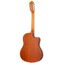 GUITARRA CLASICA ZURDA ELECTROACUSTICA CON CORTE CUERPO Y BRAZO SLIM NYLON