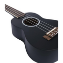 Ukulele Bamboo Soprano Est. negro funda
