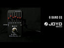 PEDAL ECUALIZADOR JOYO JF11 6 BANDAS NEG