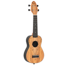 PAQUETE UKULELE SOPRANO ORTEGA TAPA DE MAPLE SATINADO