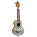 Ukulele Bamboo Soprano Jade con funda