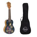 Ukulele Bamboo Soprano Aurora con funda